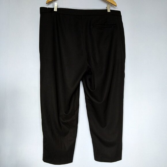 Away The Laid Back Trouser Black Cropped Travel Pants Size 16 New NWT - Picture 2 of 5